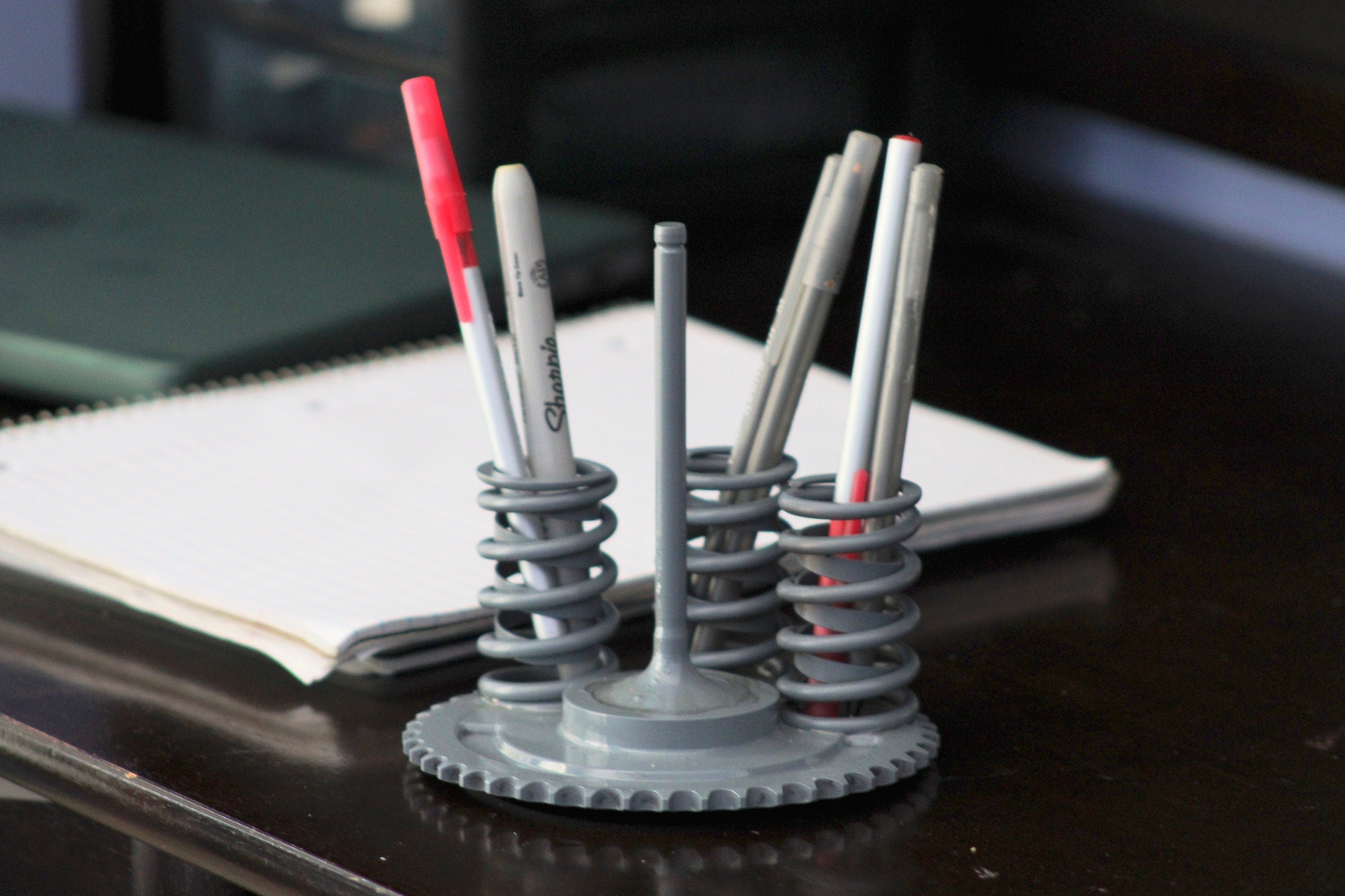 Automotive Pen Holder / Car parts pen holder / unique pen holder