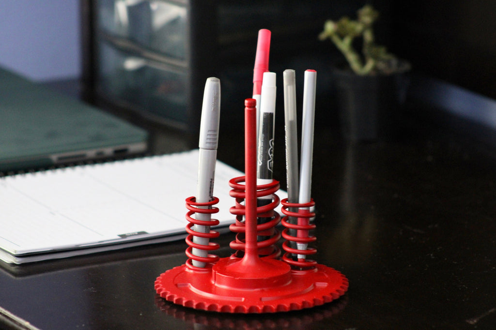 Automotive Pen Holder / Car parts pen holder / unique pen holder
