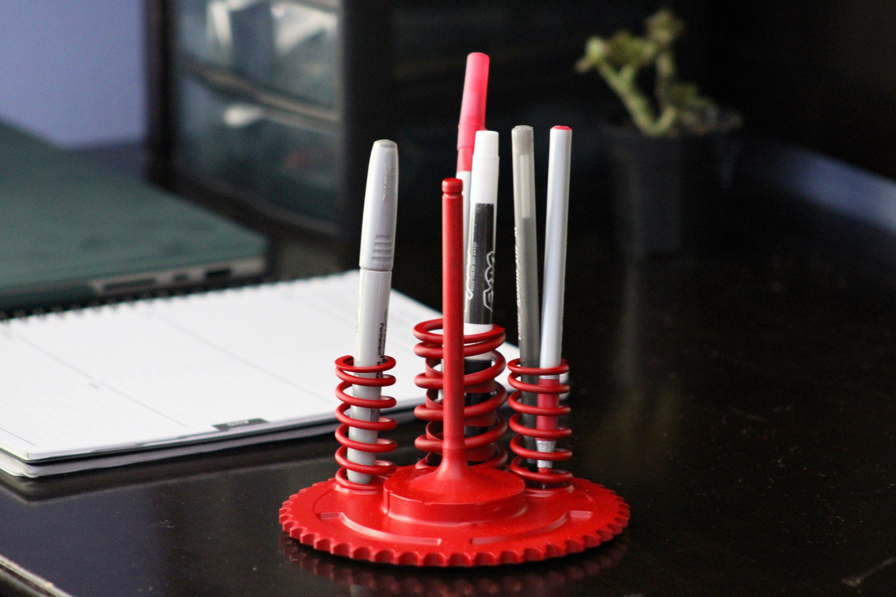Automotive Pen Holder / Car parts pen holder / unique pen holder