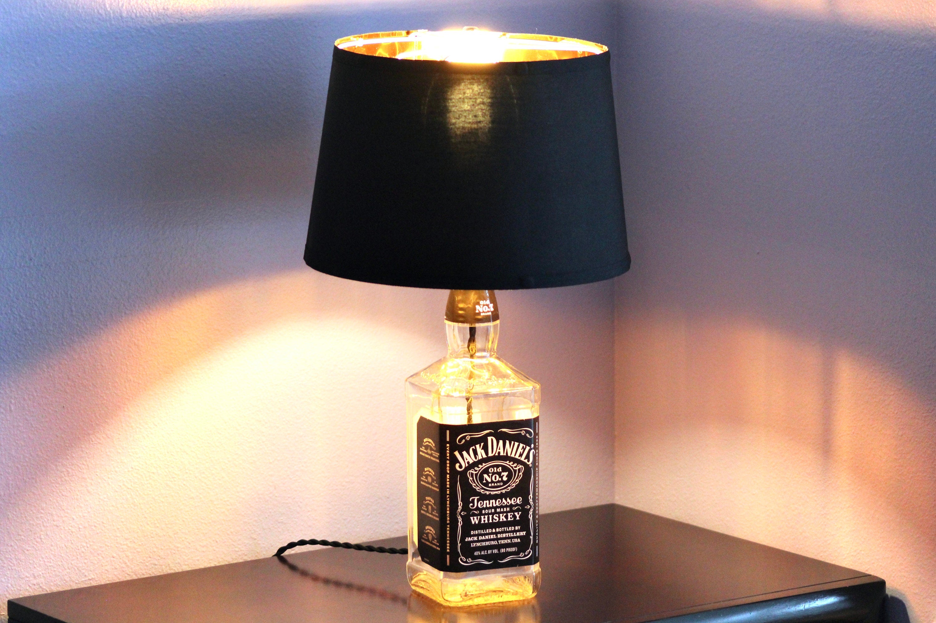 Jack Daniel's Lamp - Liquor Home Decor | Whiskey Bar Lamp