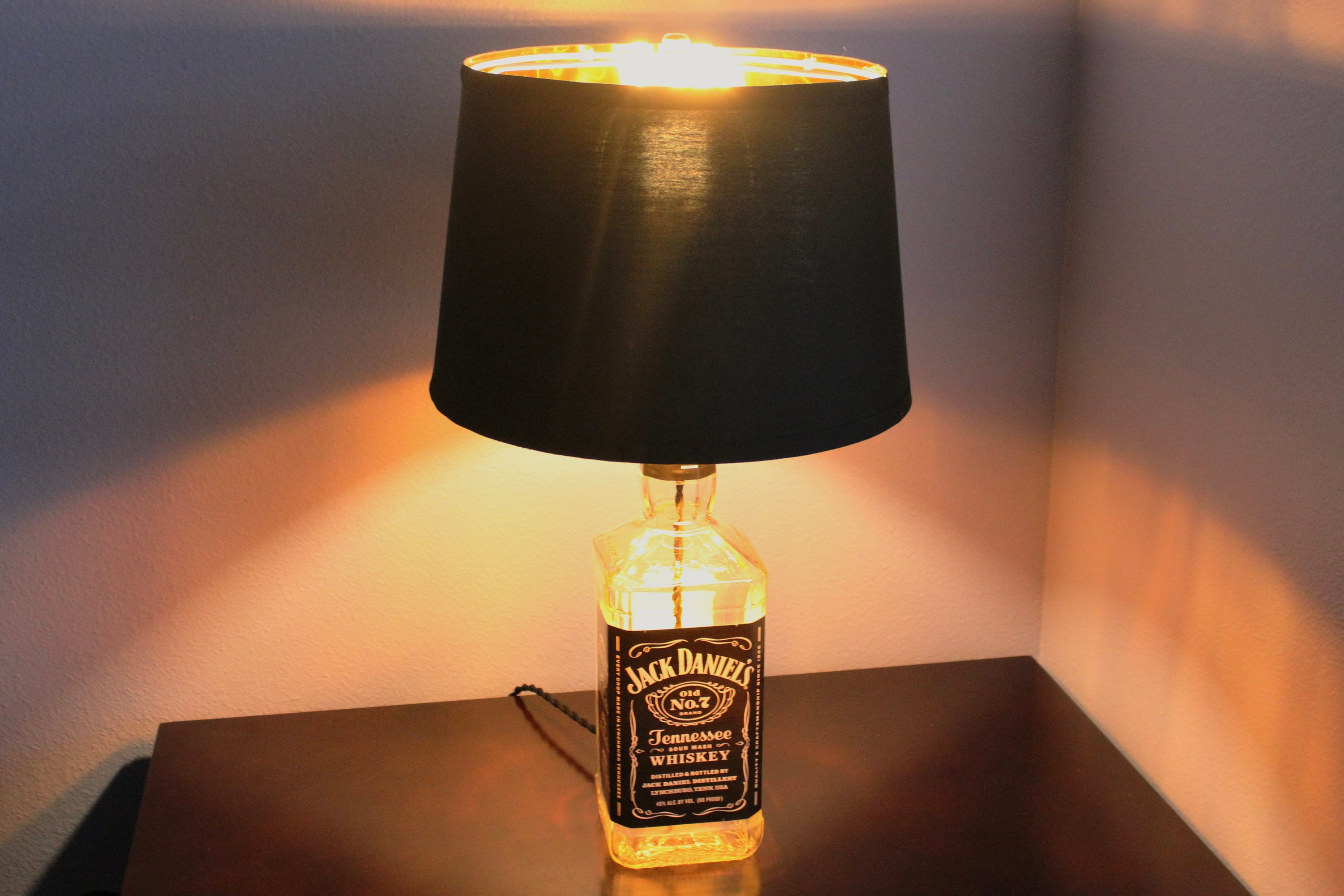 Jack Daniel's Lamp - Liquor Home Decor | Whiskey Bar Lamp