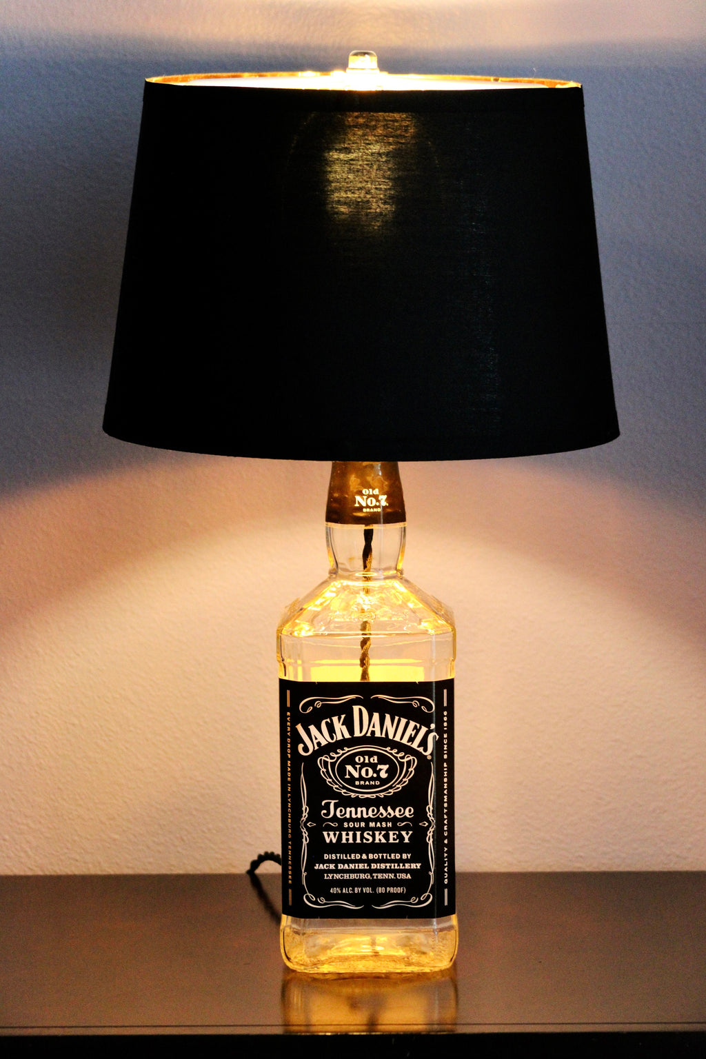 Jack Daniel's Lamp - Liquor Home Decor | Whiskey Bar Lamp