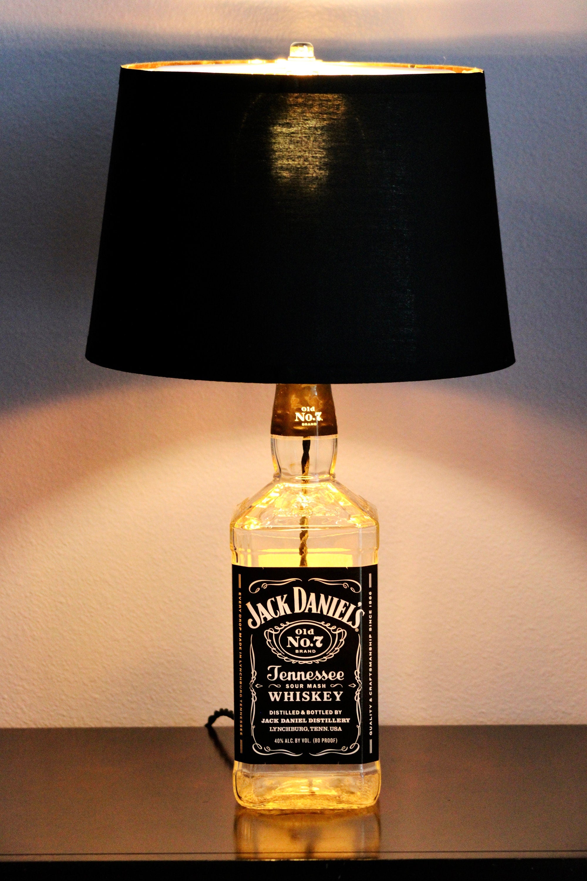 Jack Daniel's Lamp - Liquor Home Decor | Whiskey Bar Lamp