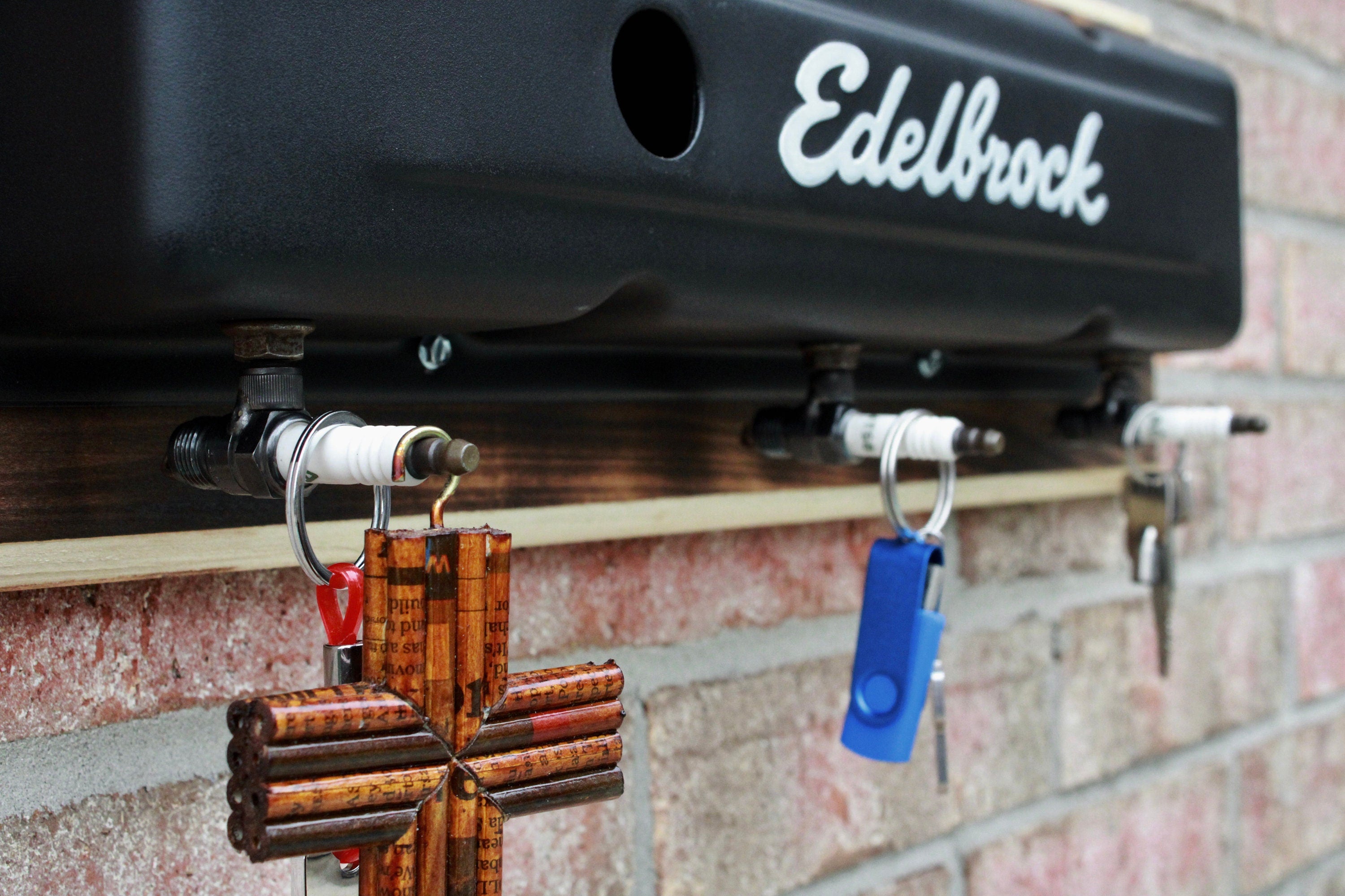 Automotive Key Holder - Auto Wall Furniture / Garage Wall Decor