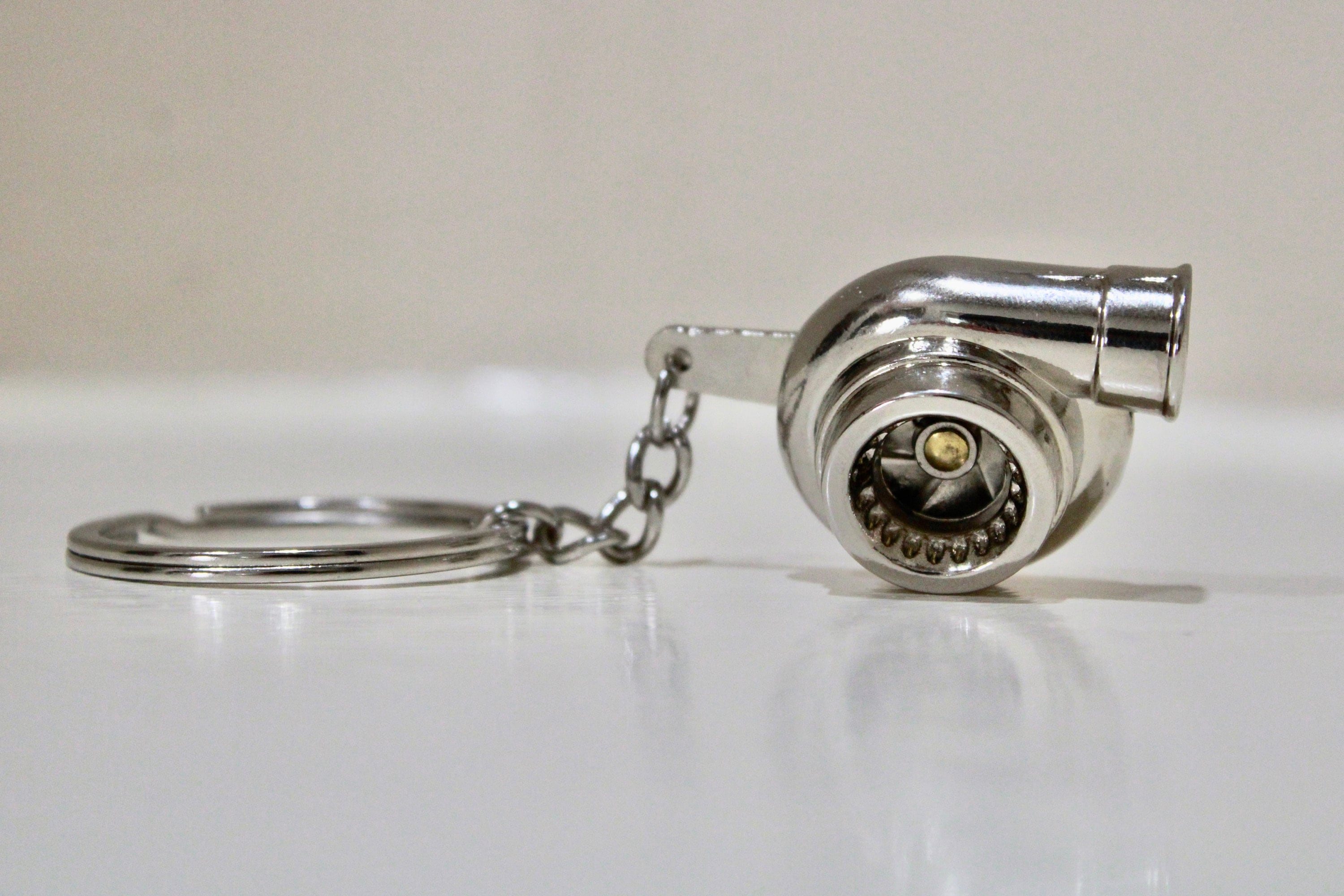 Turbo keychain / Turbo Car Guy / Automotive Keychain