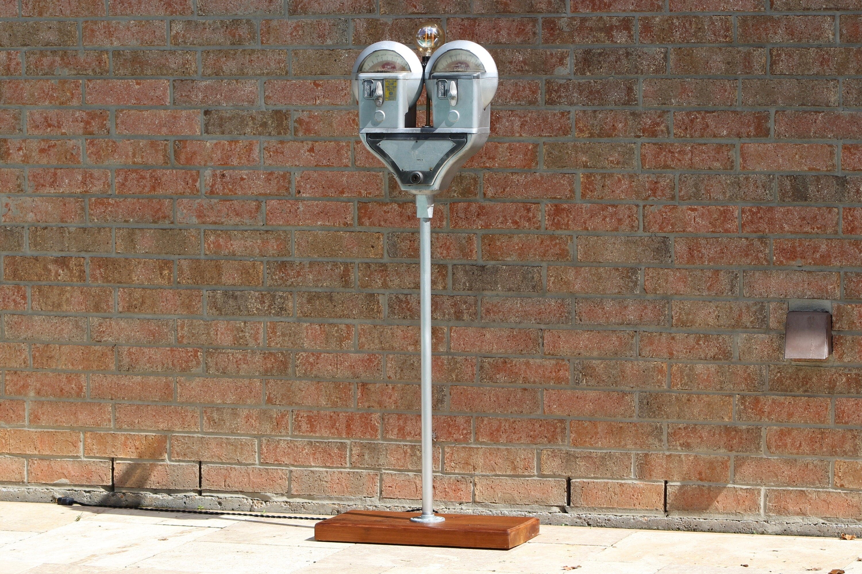 Parking Meter Lamp -  Automotive Furniture / Vintage Auto Decor