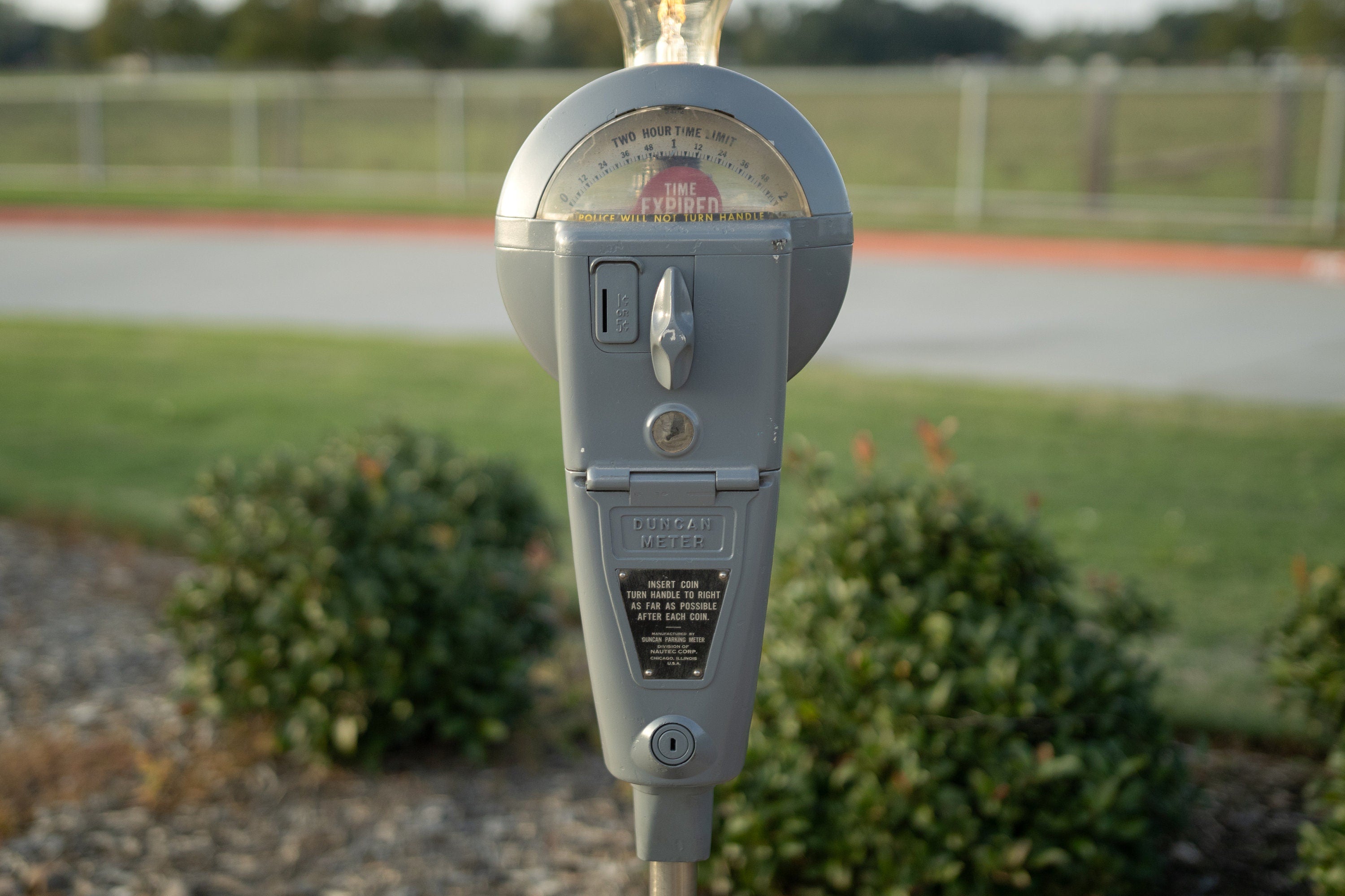 Duncan Parking Meter Lamp | Car Parts Furniture | Vintage Automotive Decor for Car Enthusiasts & Collectors