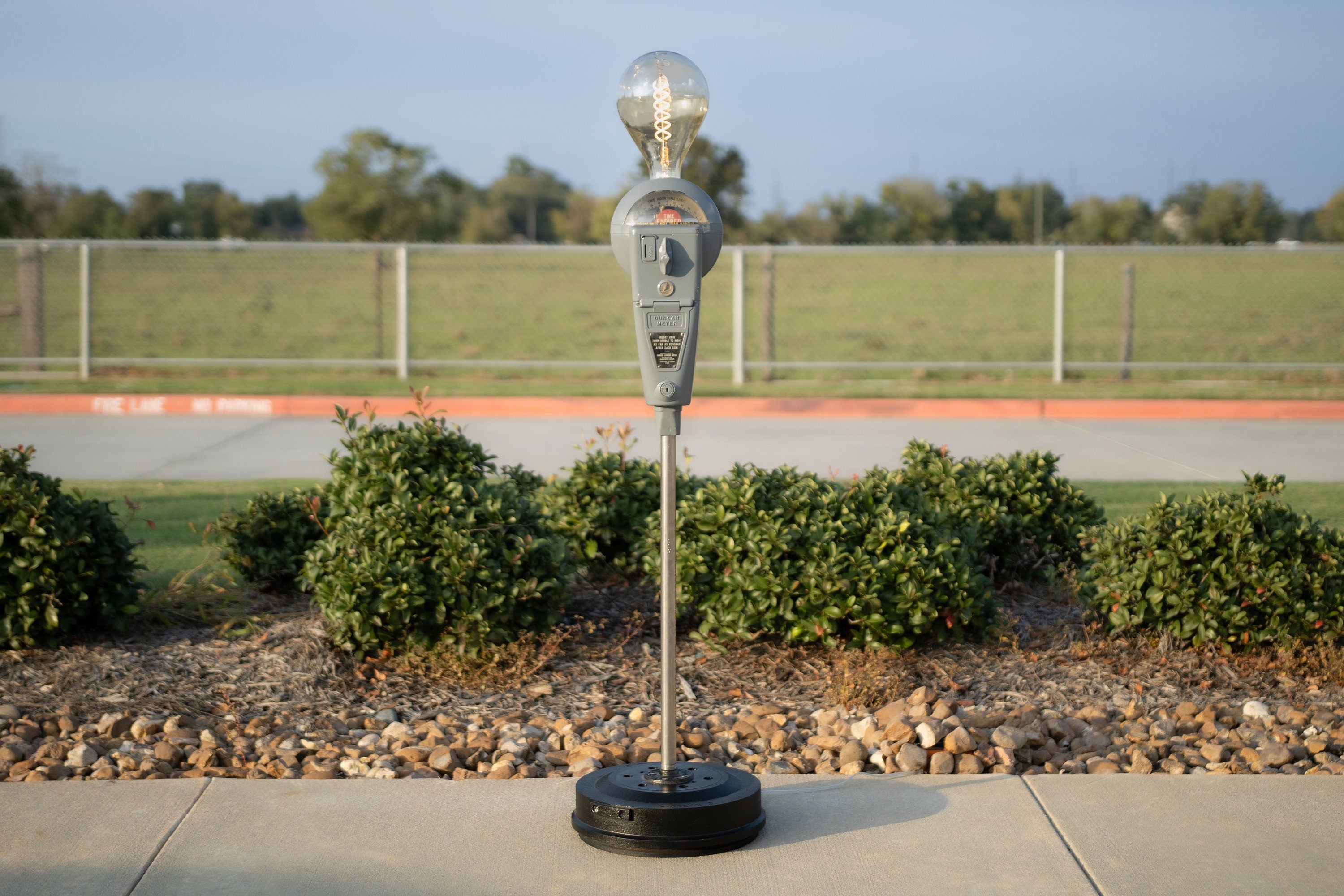 Duncan Parking Meter Lamp | Car Parts Furniture | Vintage Automotive Decor for Car Enthusiasts & Collectors
