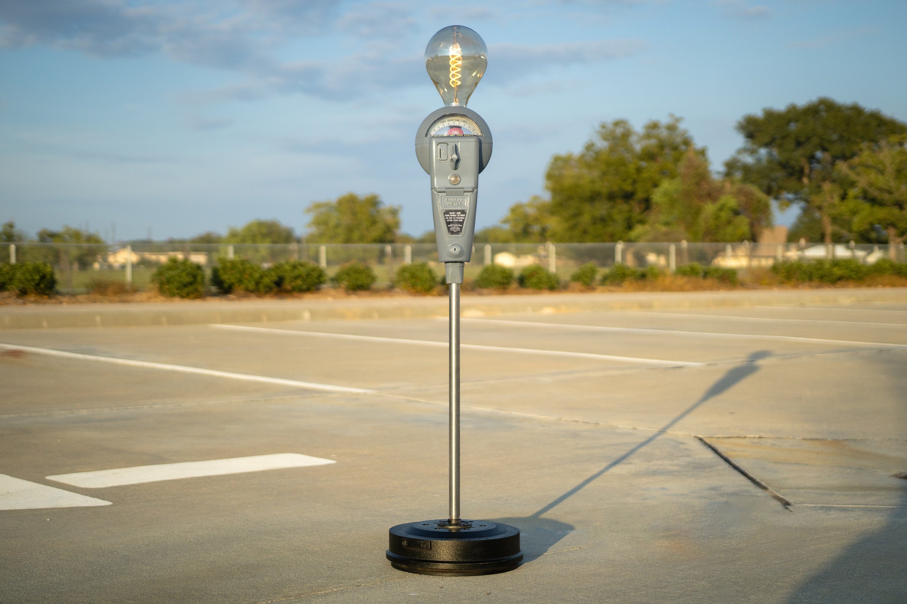Duncan Parking Meter Lamp | Car Parts Furniture | Vintage Automotive Decor for Car Enthusiasts & Collectors