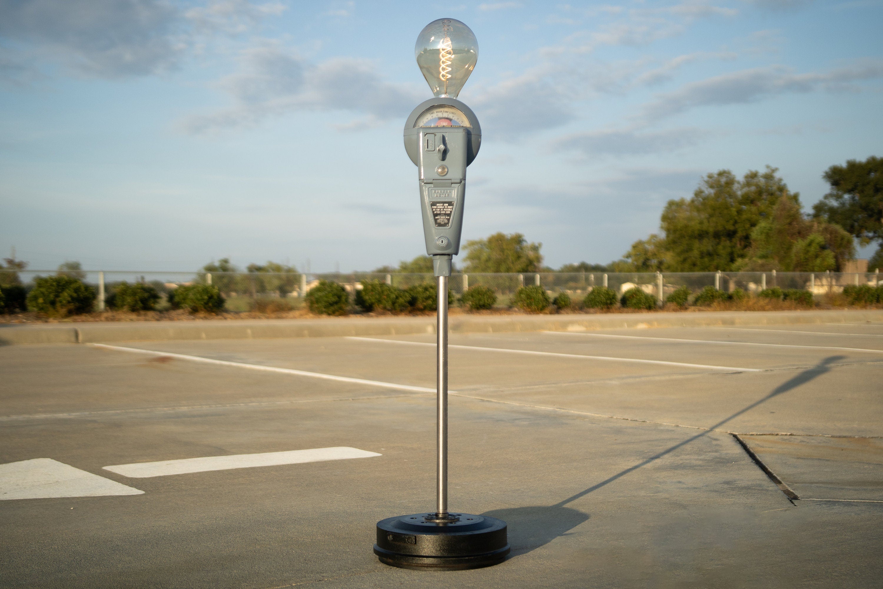 Duncan Parking Meter Lamp | Car Parts Furniture | Vintage Automotive Decor for Car Enthusiasts & Collectors