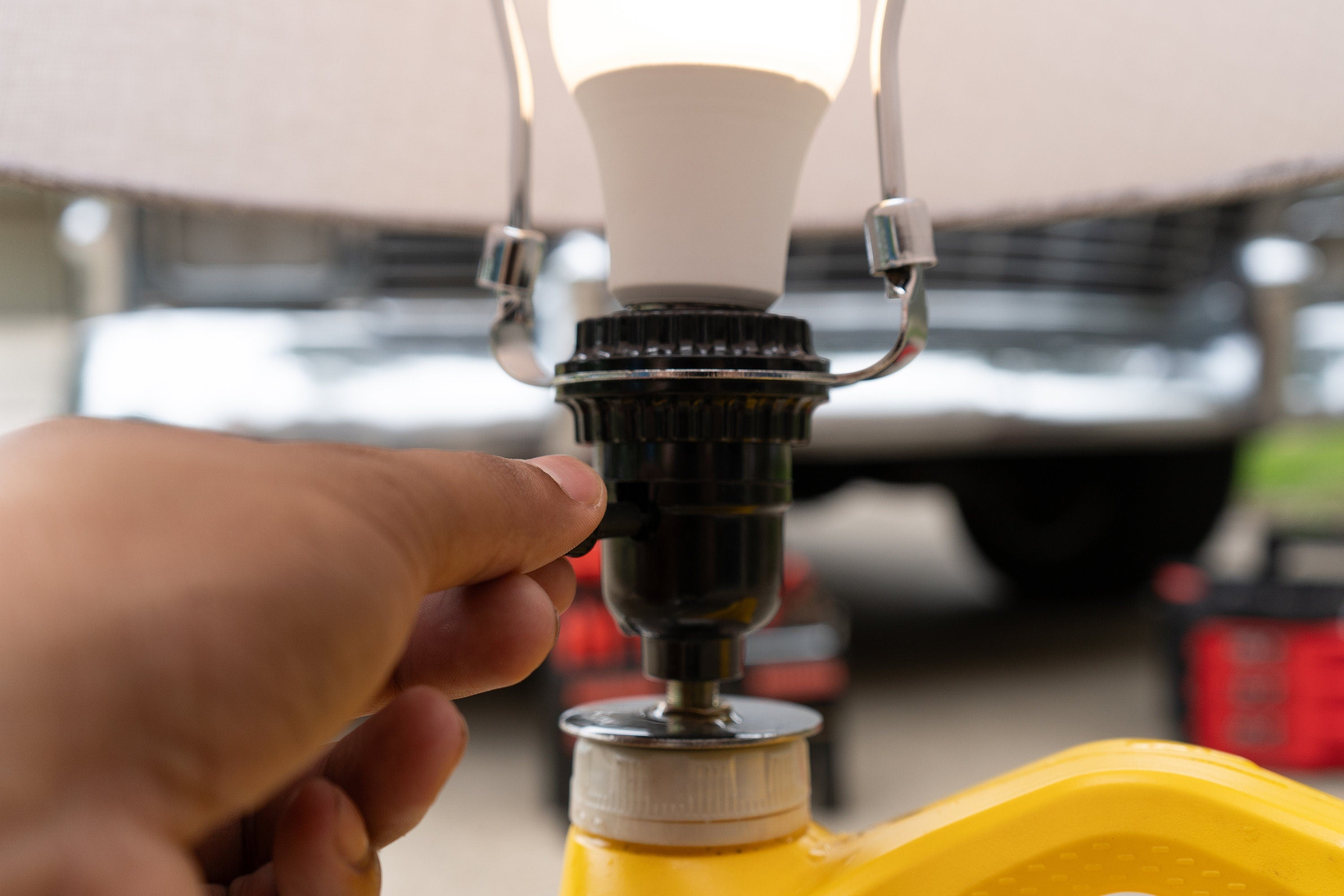 Motor Oil Lamp - Car parts Light / Car Shop office / Automotive Lamp