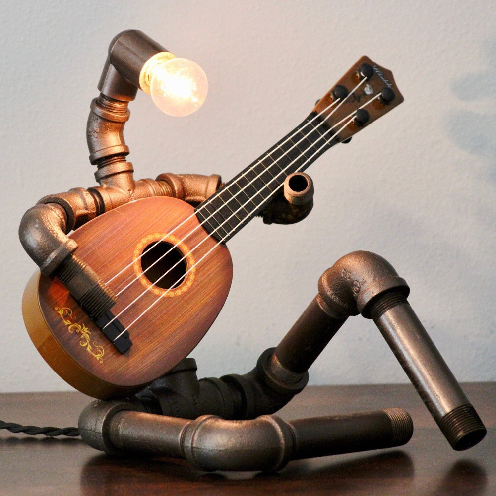 Guitar Player lamp (sitting)