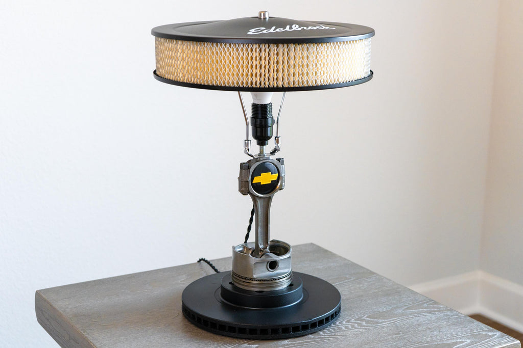 Chevy Piston Lamp / Car Parts Decor / Car Home Decor / Engine