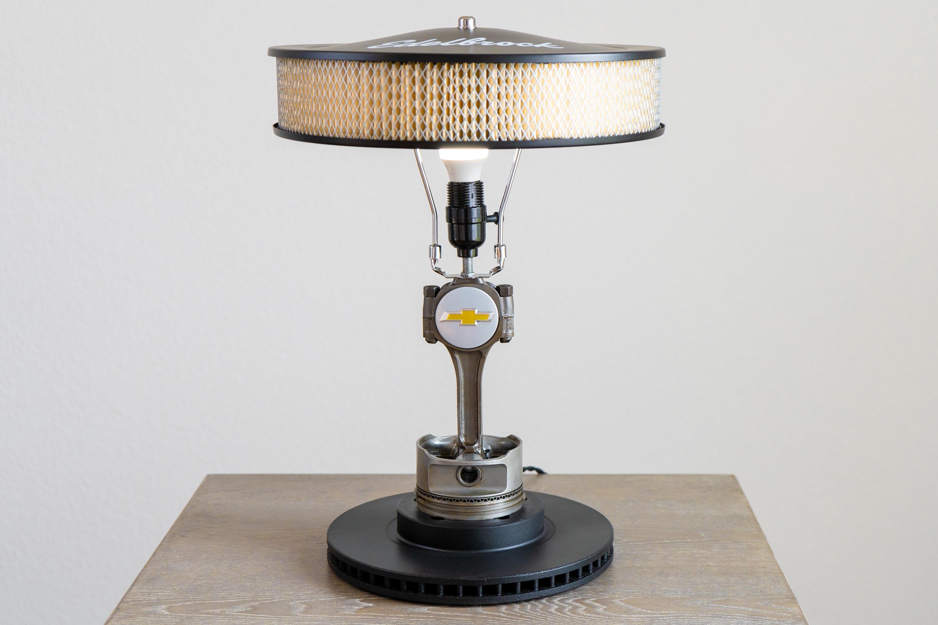 Chevy Piston Lamp / Car Parts Decor / Car Home Decor / Engine