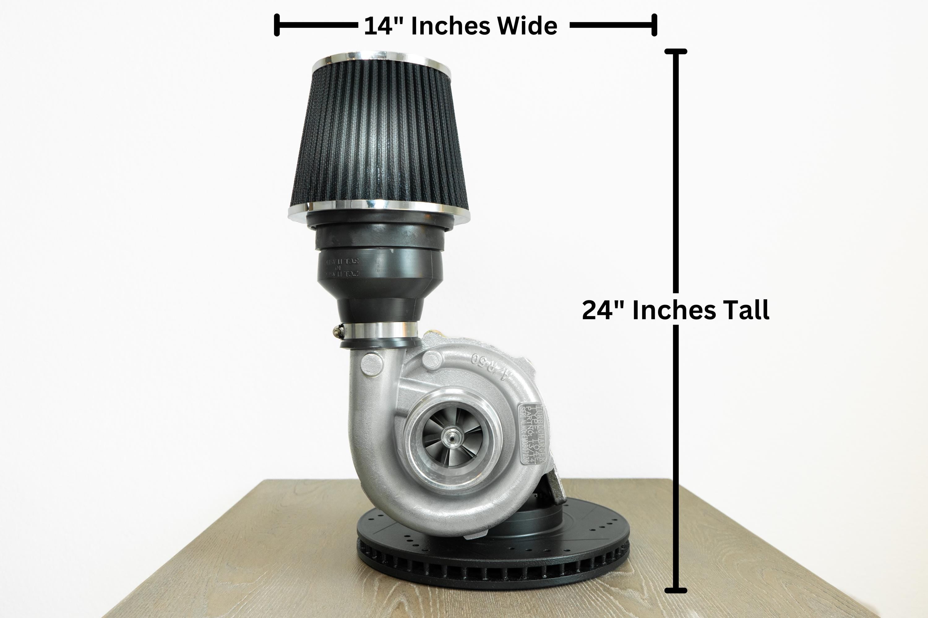 Turbo Lamp / Car Parts Decor / Turbocharger Art / JDM