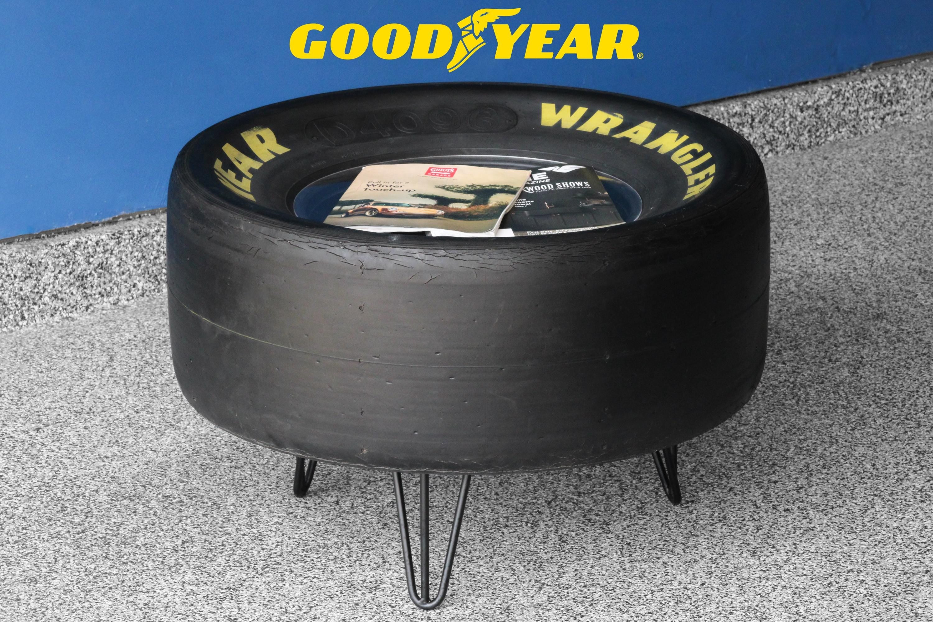 NASCAR Tire Table - Automotive Coffee Table / Auto Shop Furniture
