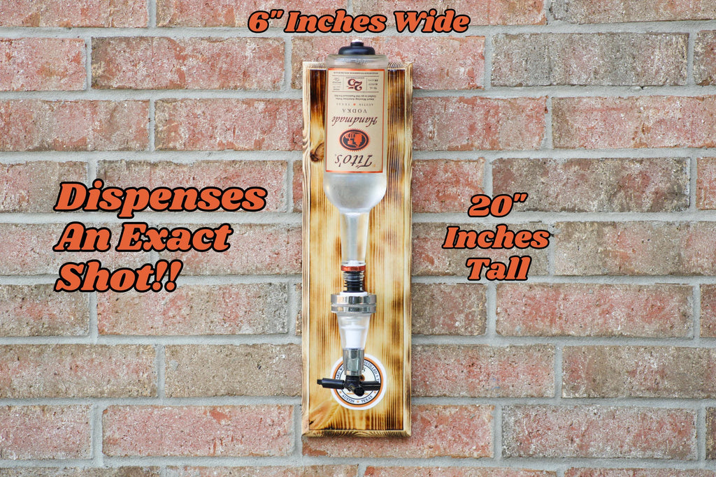 Tito’s Wall Liquor Dispenser – Home Bar Essentials / Bar Shot Tap
