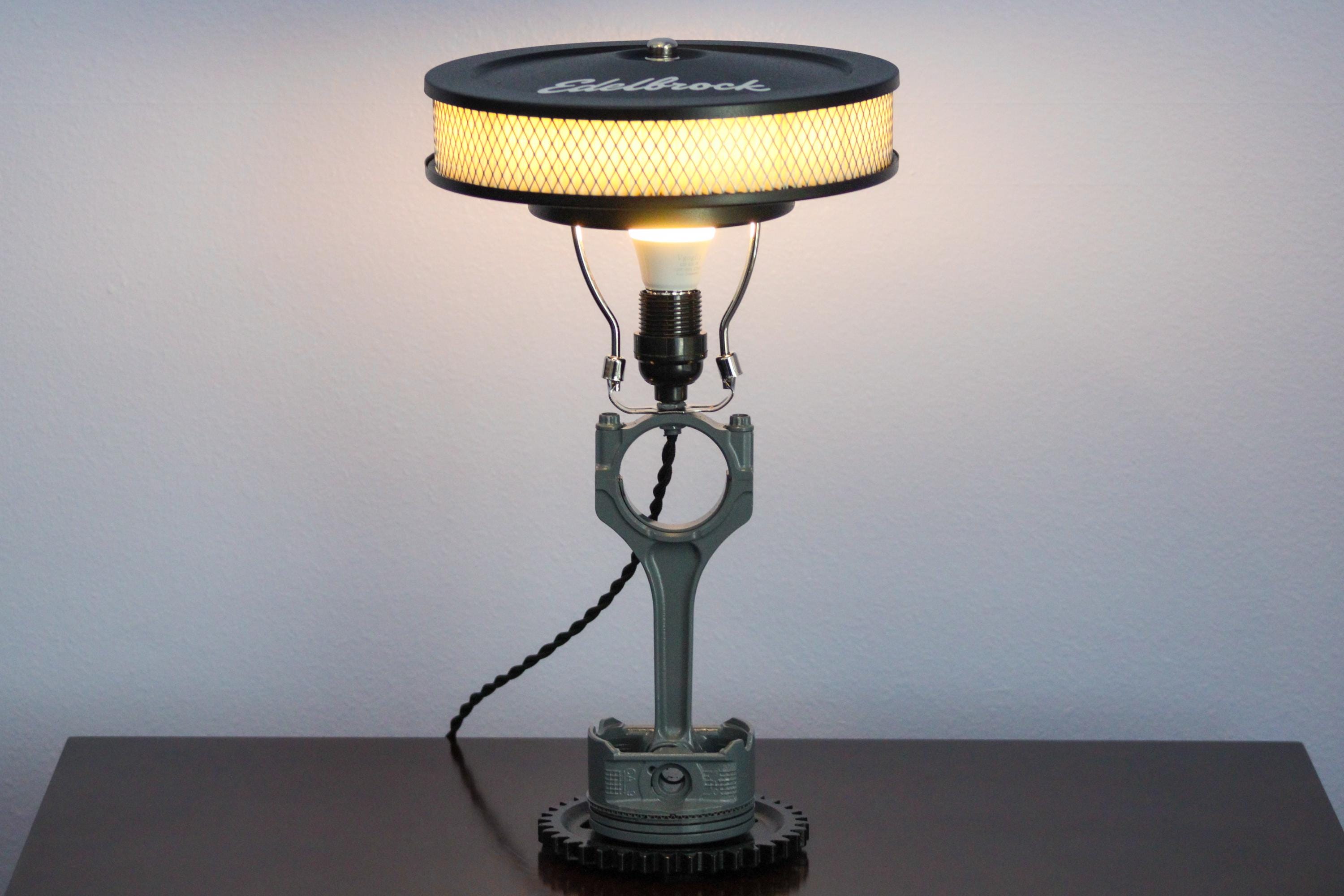 Ford Piston Lamp - Car Parts Decor | Car Home Lamp | Automotive Decor