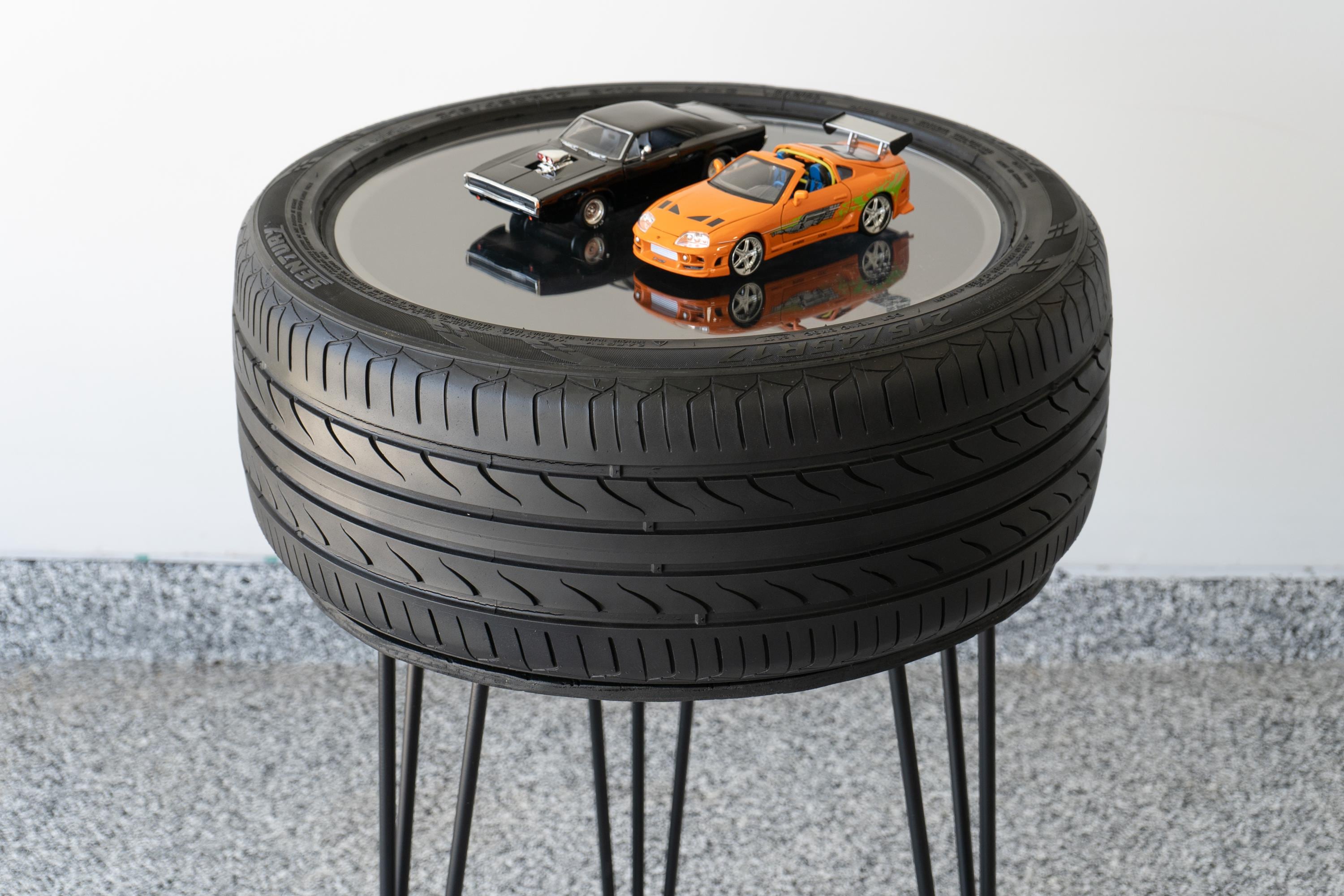 Tire Table - Auto Parts Decor / Car Guy Furniture