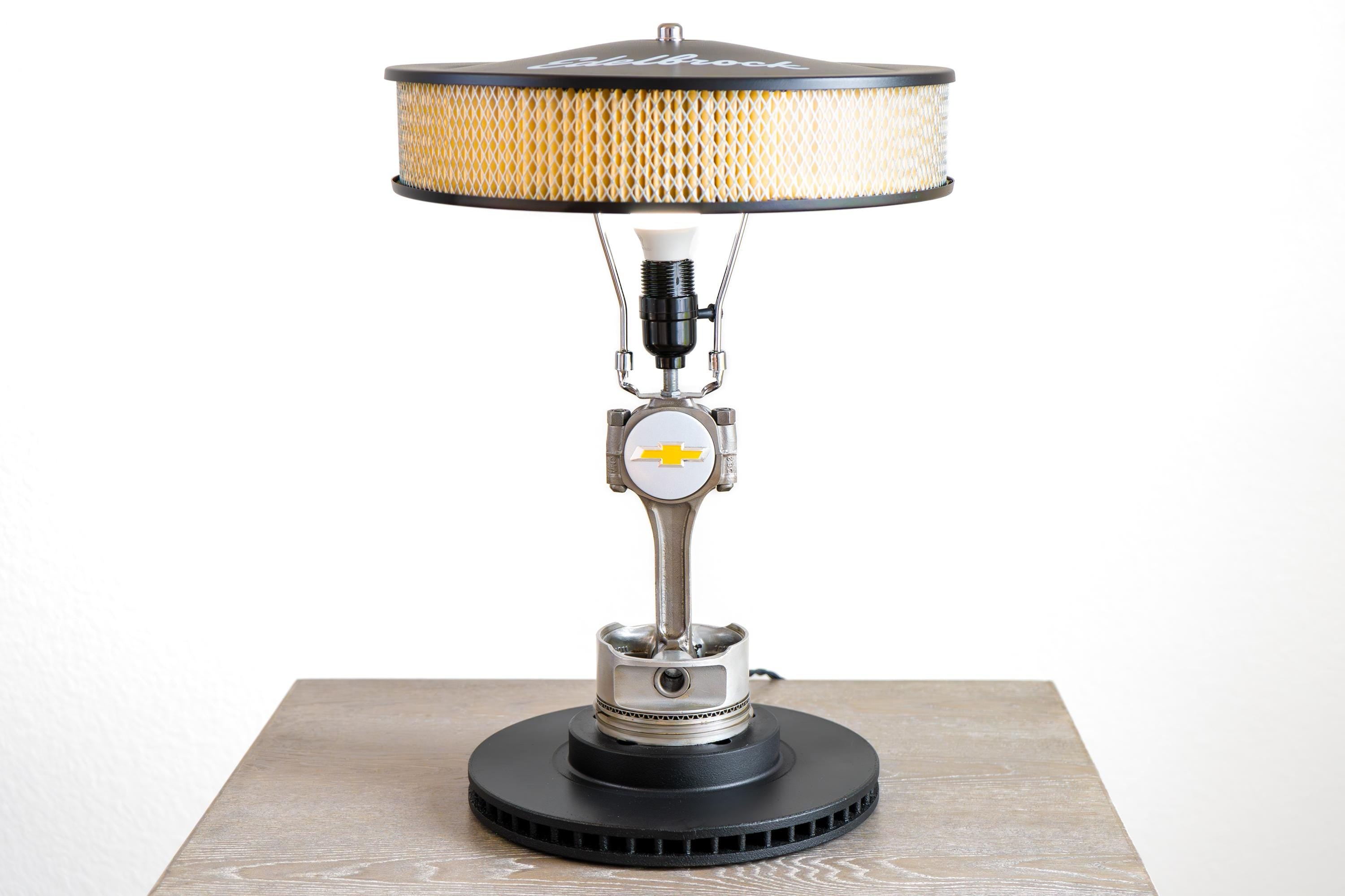 Chevy Piston Lamp - Gearhead Gift / Auto Home Decor / Engine Art