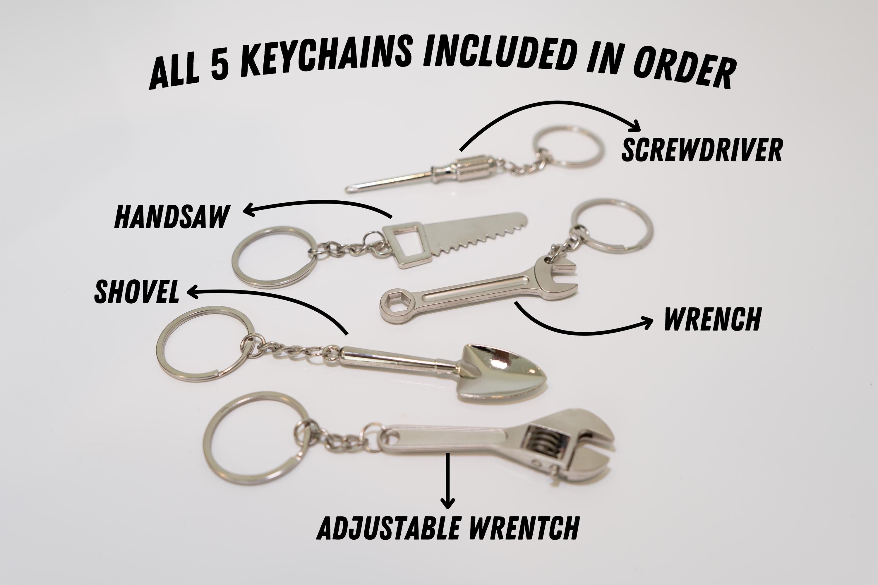 Pocket-Sized Tools: Mini Tool Keychains / Handy Gift Set