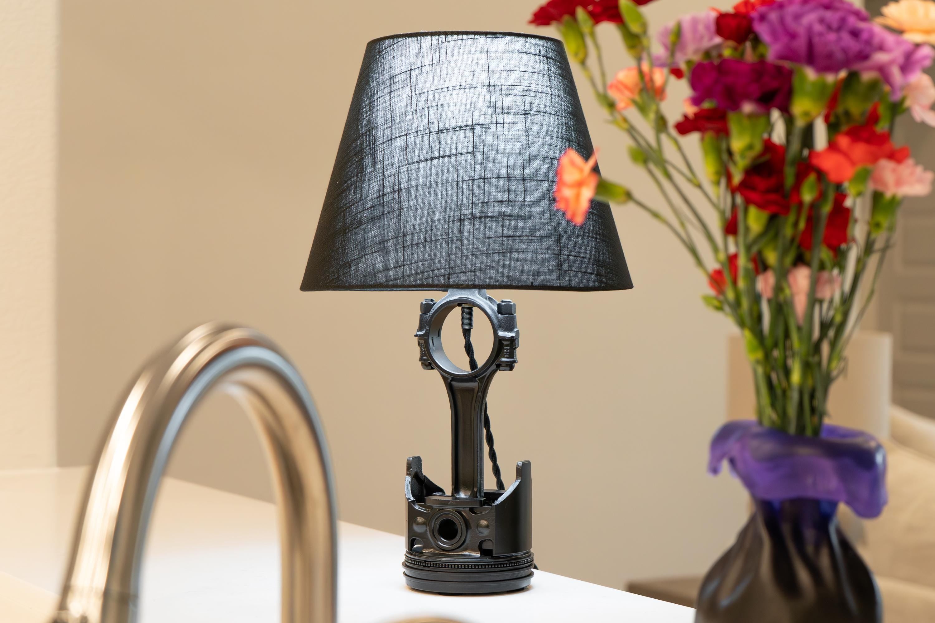 Piston Lamp – Car Home Decor | Auto Shop Decor | Automotive lamp