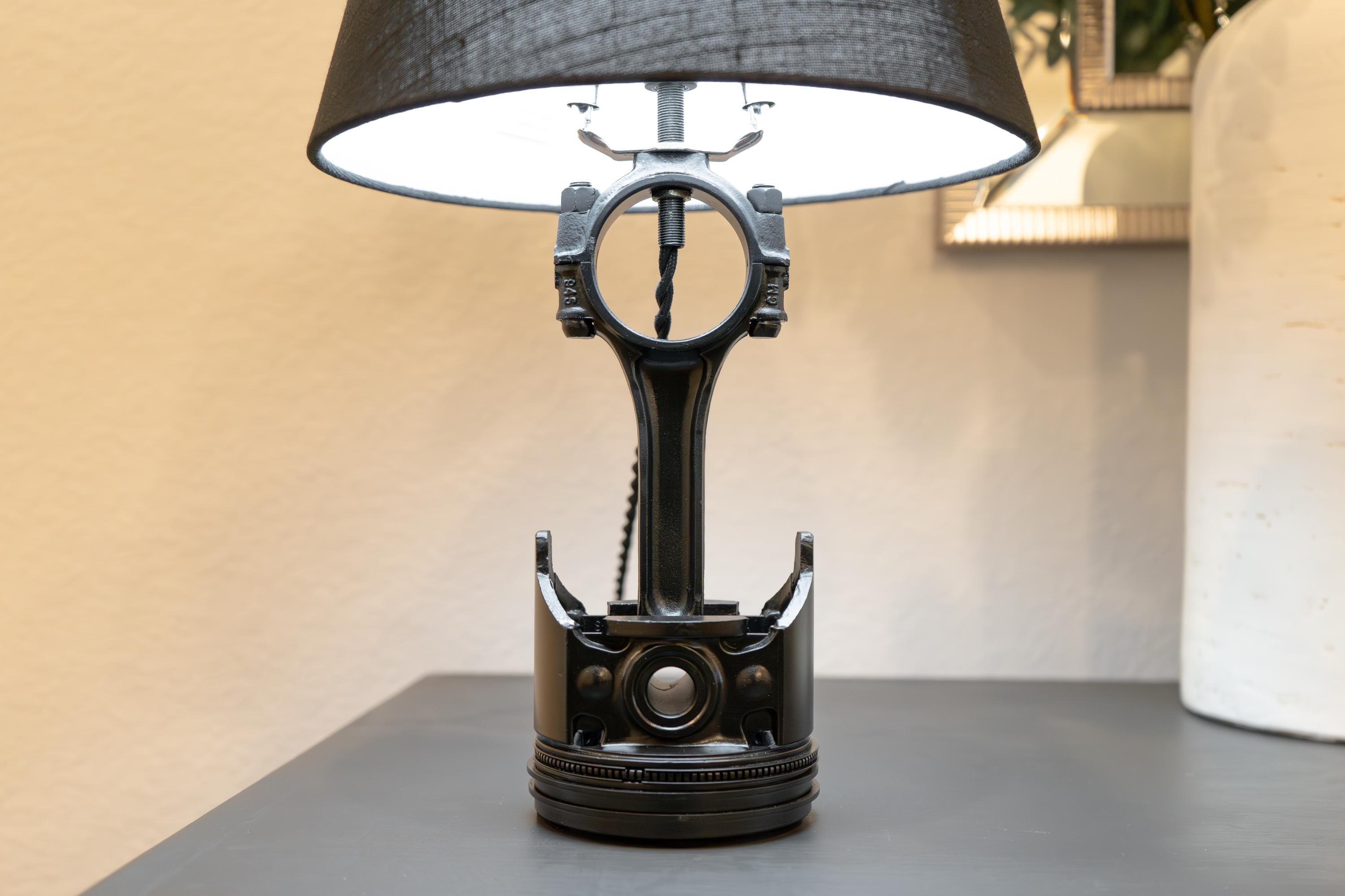 Piston Lamp – Car Home Decor | Auto Shop Decor | Automotive lamp