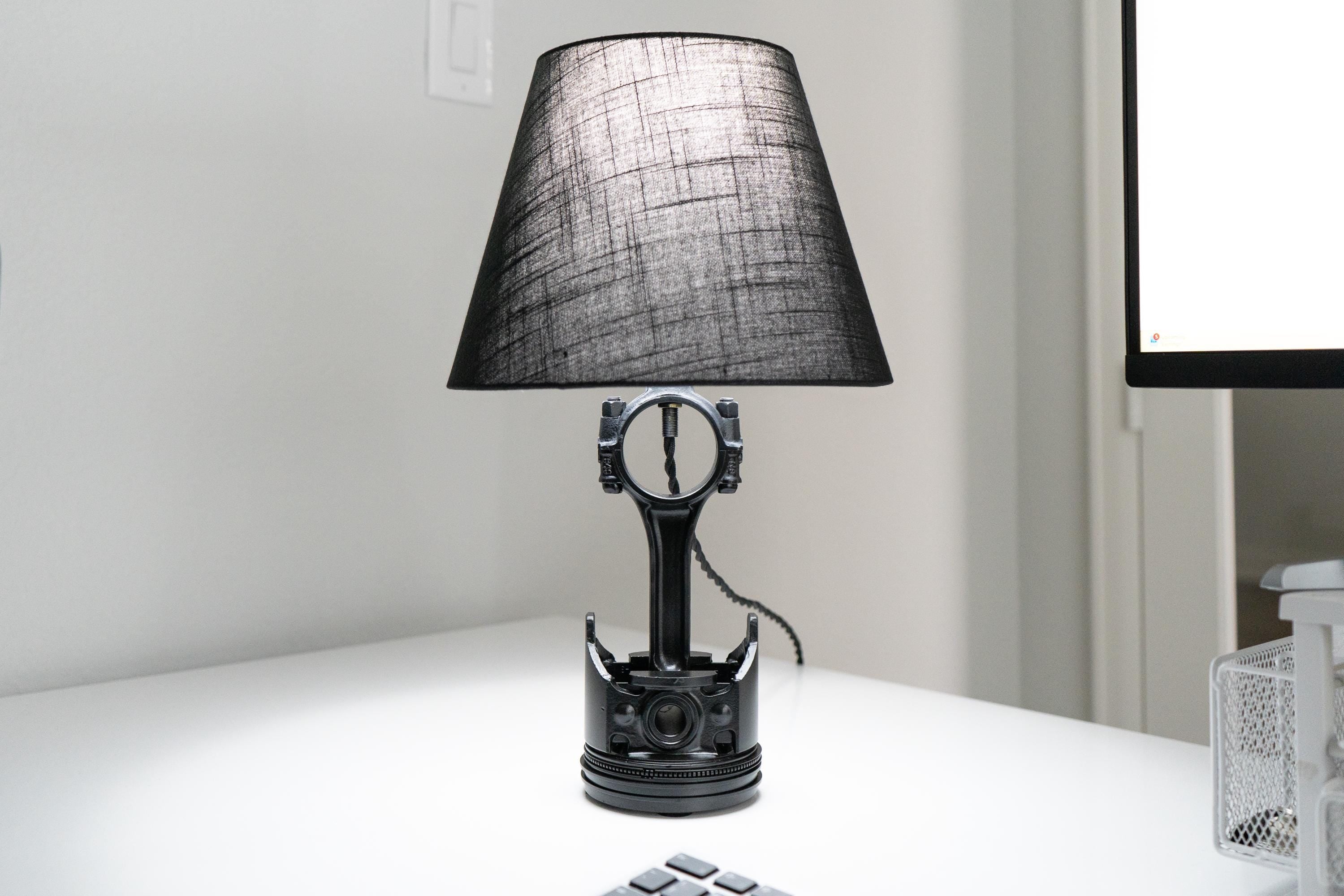 Piston Lamp – Car Home Decor | Auto Shop Decor | Automotive lamp