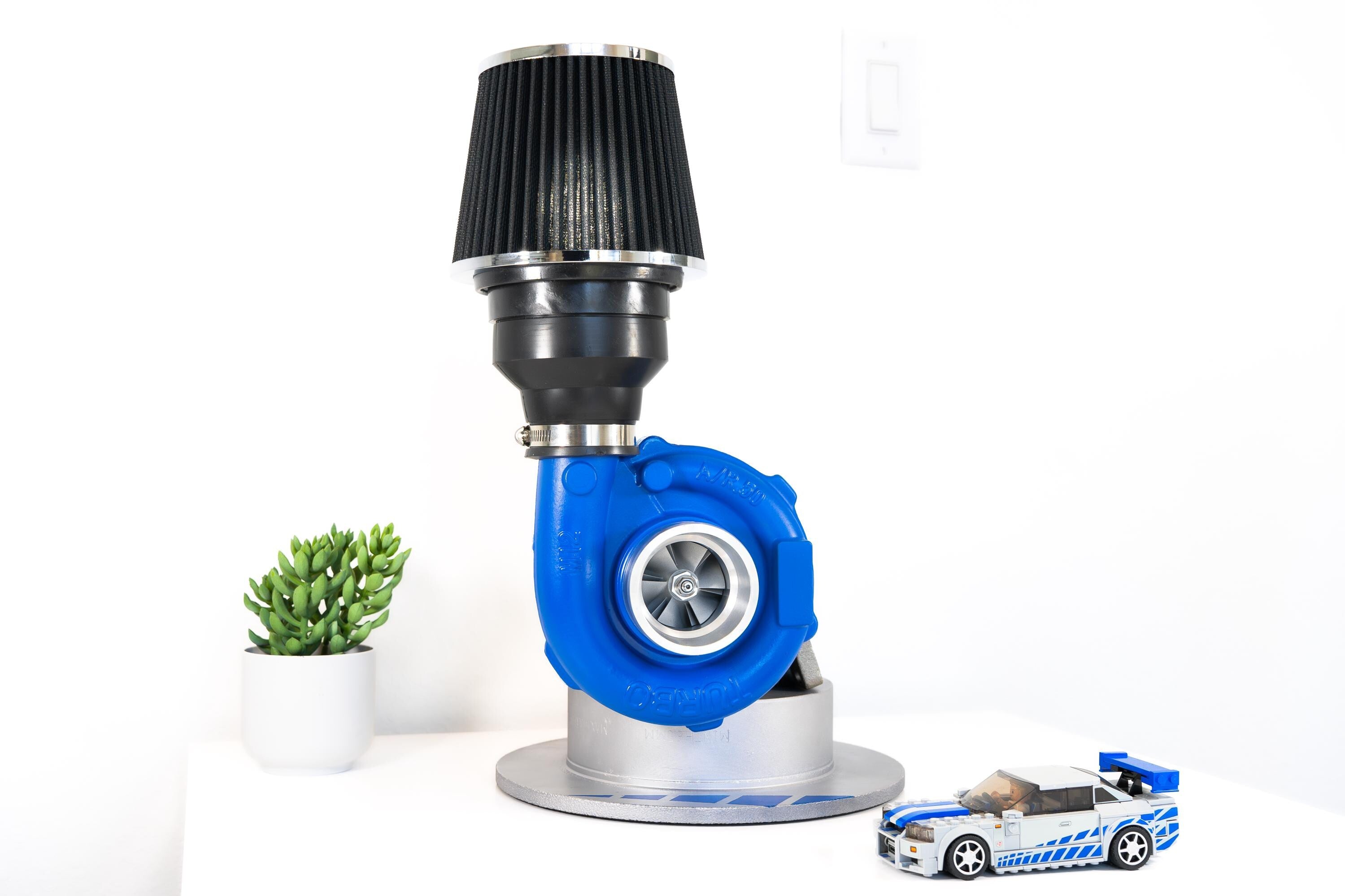GTR R34 Turbo Lamp - Fast & Furious Decor | Car Parts Decor | Automotive Lamp