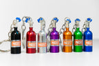 NOS Bottle Keychain Set (2) | Automotive Keyring for Speed Lovers | Car Parts Gift