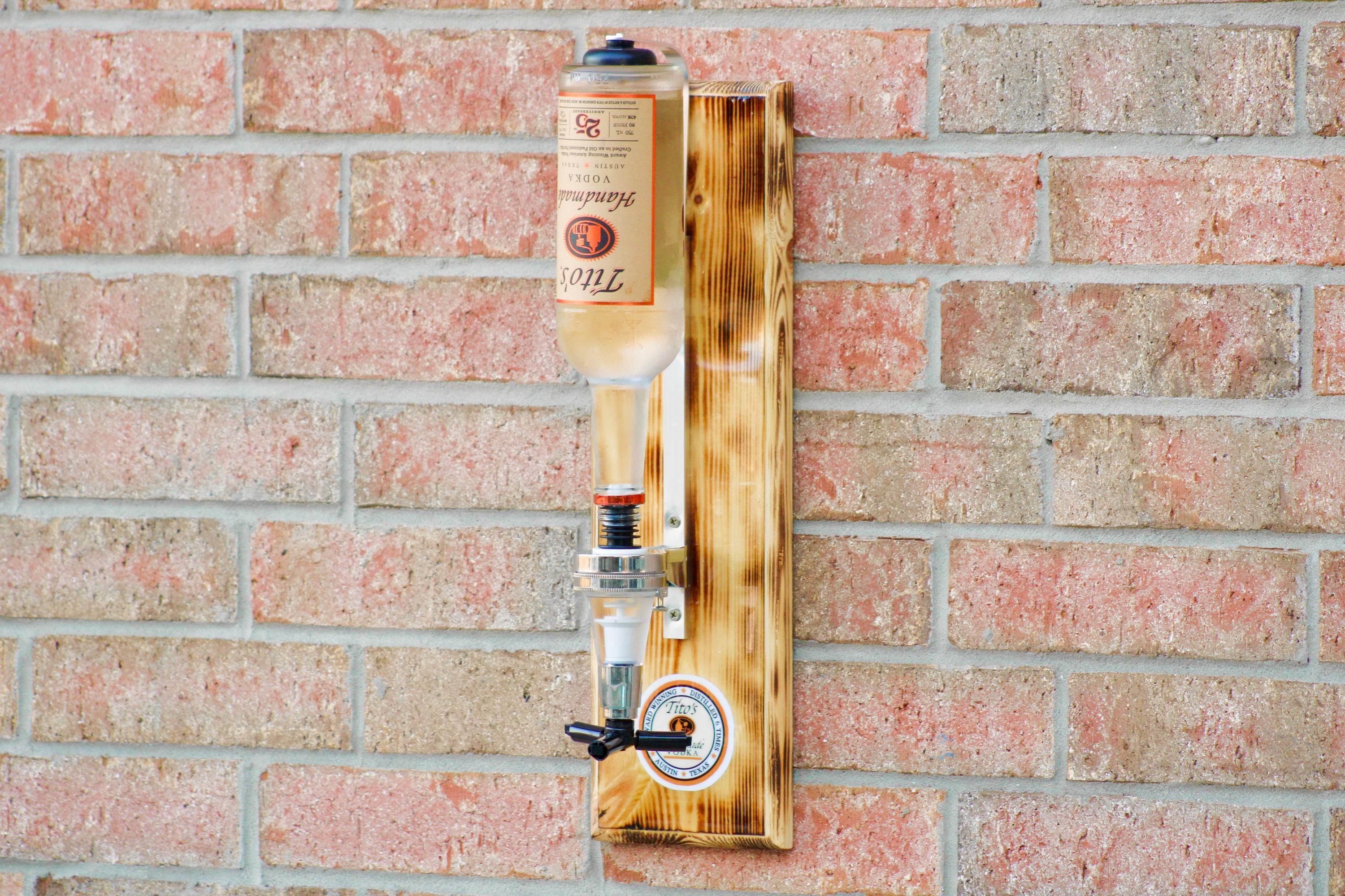 Tito’s Wall Liquor Dispenser – Home Bar Essentials / Bar Shot Tap