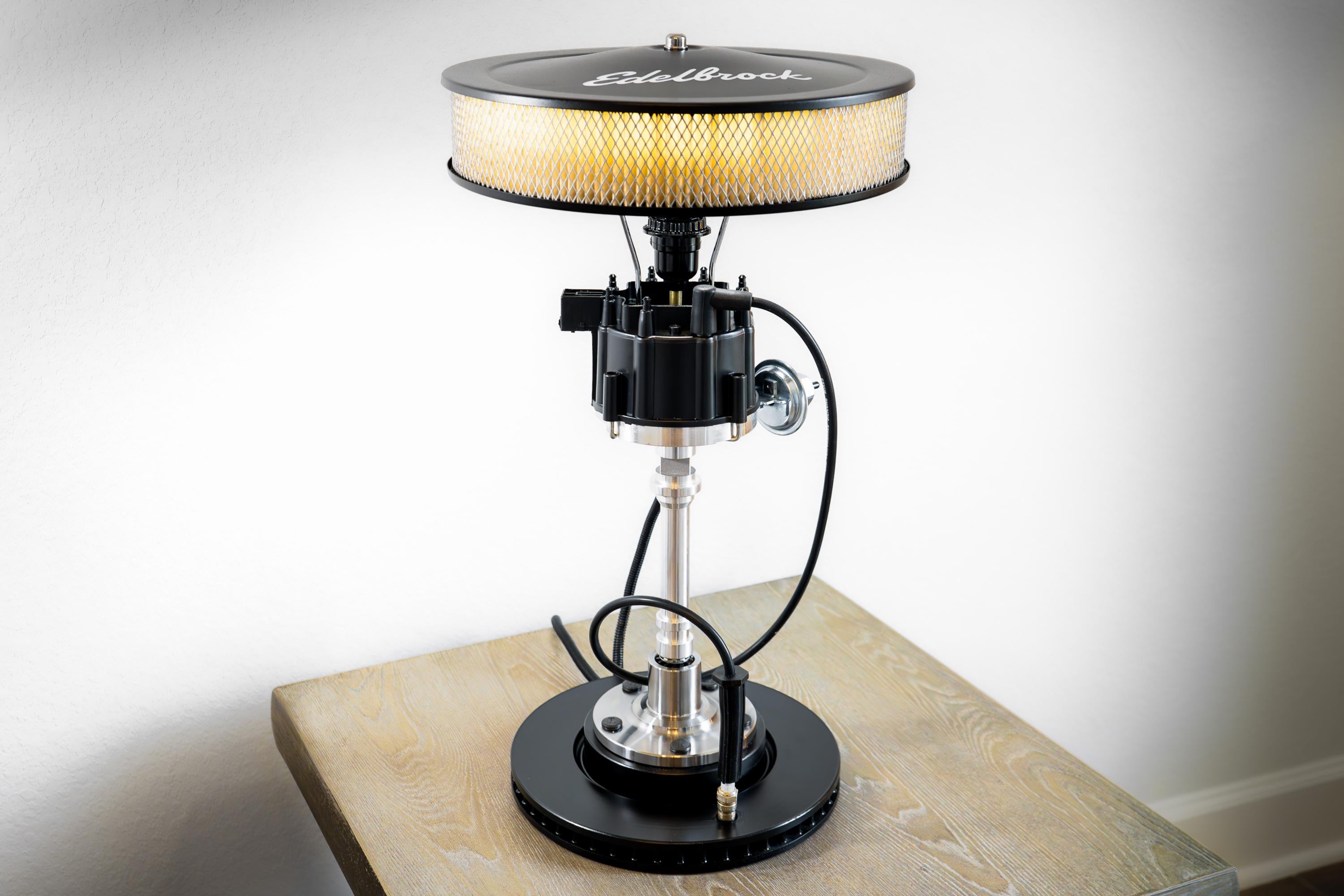 Muscle Car Lamp | Car Enthusiast Gift I Mechanic Shop Decor I Classic Engine Parts