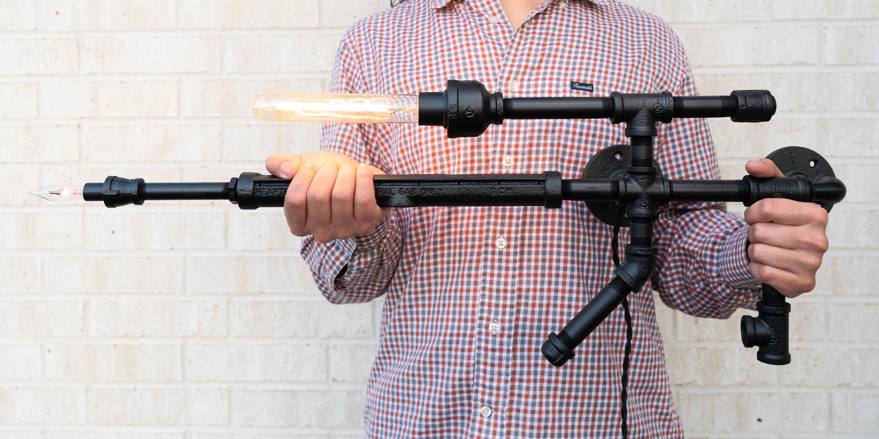 AK-47 Gun Wall Light - Military Wall Lamp / Rifle Home Decor