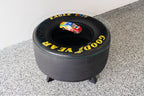 NASCAR 75 Anniversary Tire Table / Automotive Furniture / Racing Home Decor