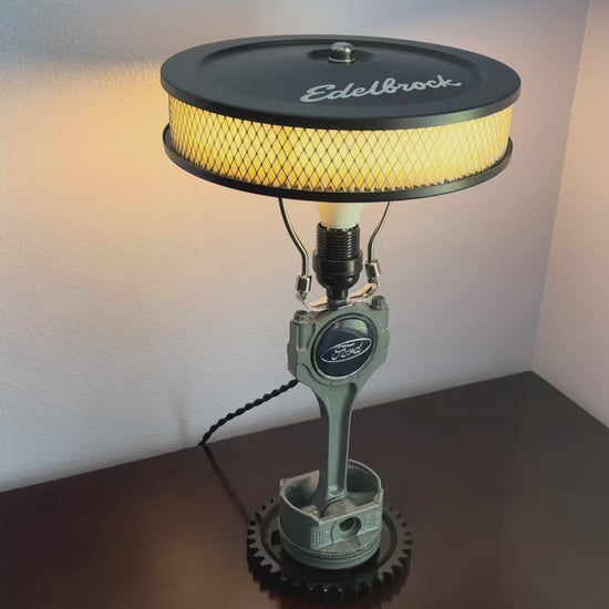 Ford-Piston-Lamp-Car-guy-gift-ford-engine-art-car-parts-lamp-automotive-home-decor-car-room-lamp-air-filter-lamp-gear-piston-airfilter-3G-Unique-Decor-handmade-classic-car-parts-lamp-classic-car-parts-classic-car-decor-vintage-car-parts-lamp