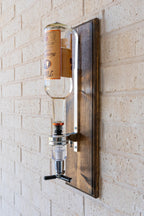 Wood bar shot dispenser crafted from solid oak for long lasting performance.