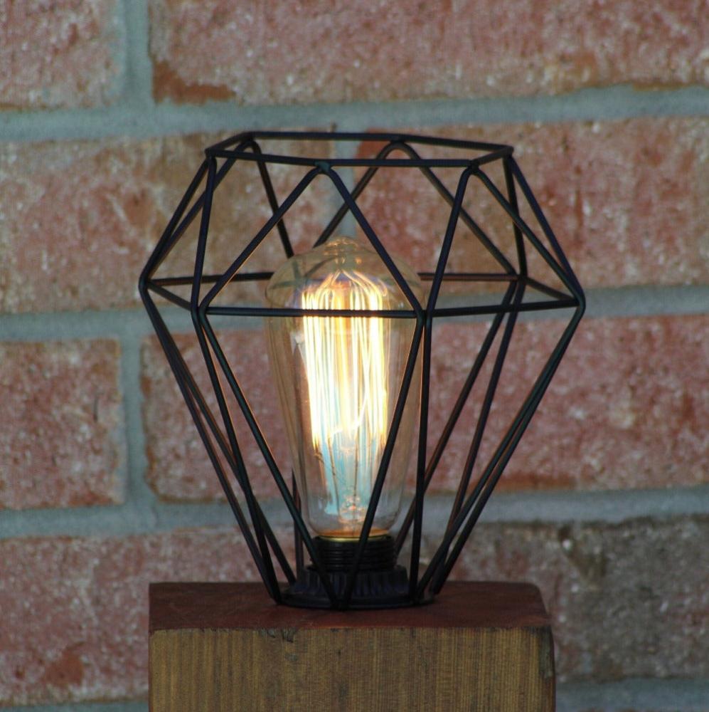 Rustic Wood Lamp